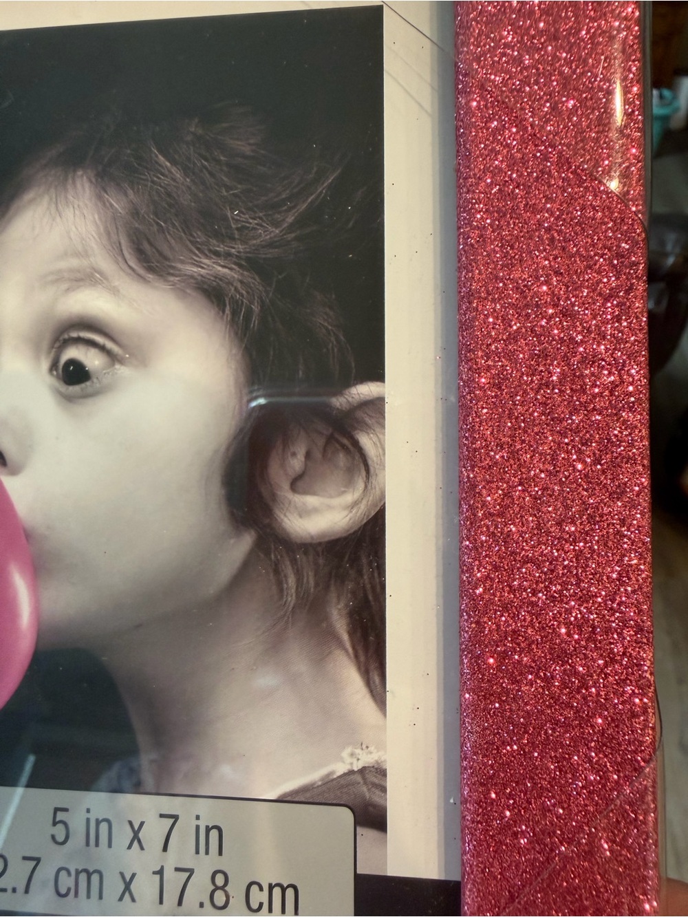 Glittery Pink Photo Frame - Brand New! - Picture 5 of 5